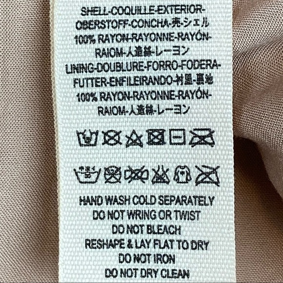 FREE PEOPLE Modern Femme Vegan Mini Skirt in Nude Size 6 - Picture 10 of 12